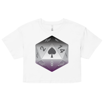 Pride Dice - Asexual Women’s crop top