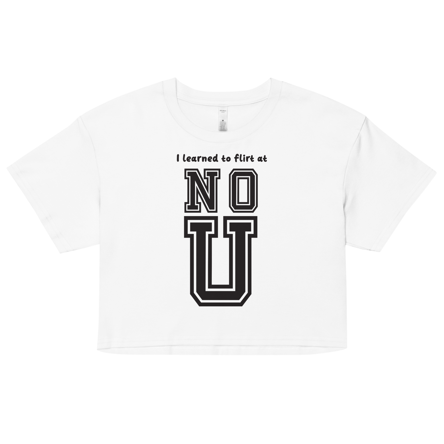 NO U Women’s crop top