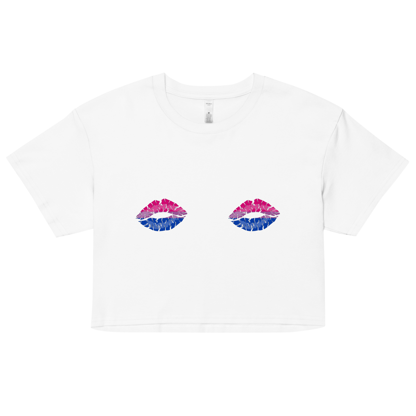 Bi Boob Kisses Women’s crop top