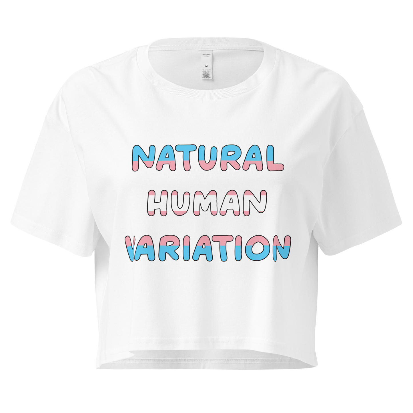 Natural Human Variation Women’s crop top