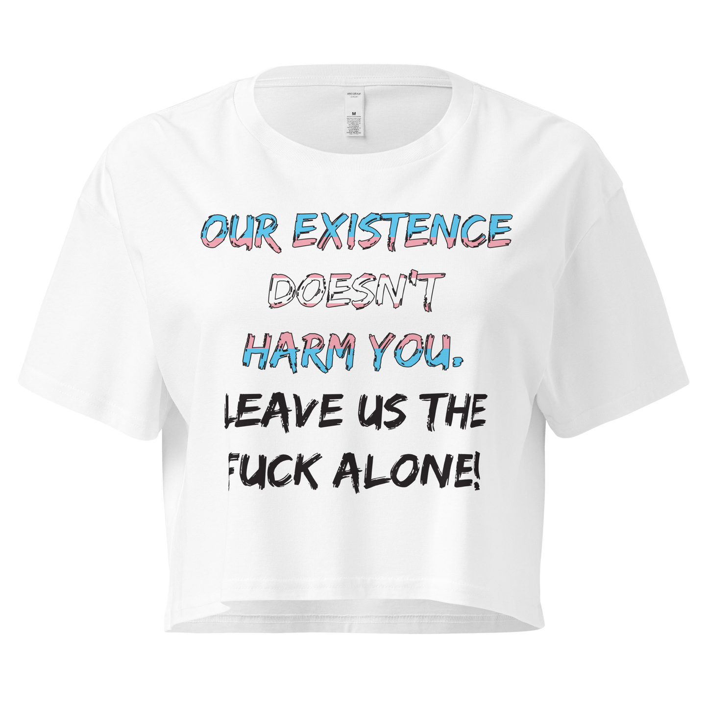 Leave Us Alone Women’s crop top