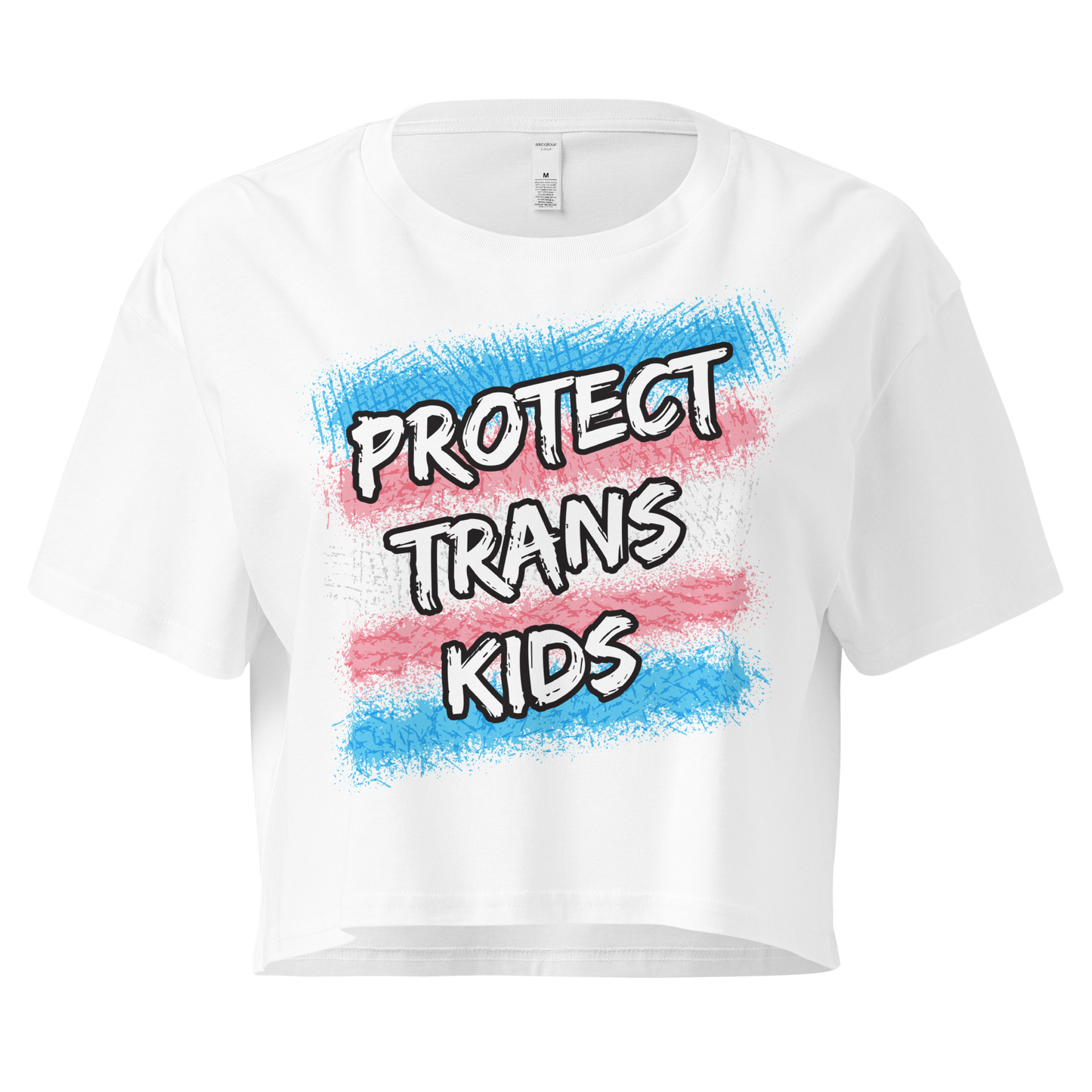 Protect Trans Kids Women’s crop top