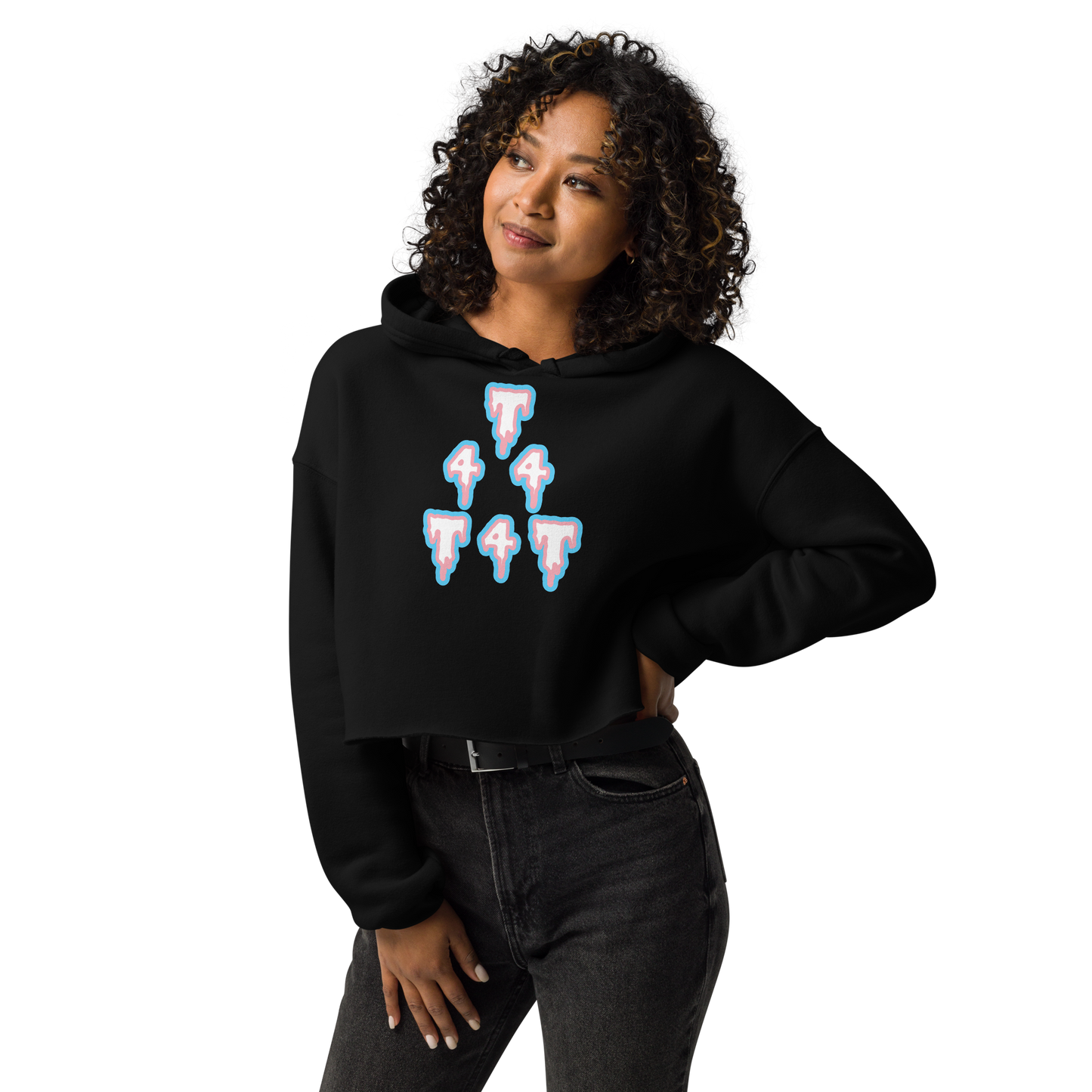 T4T Triad Crop Hoodie