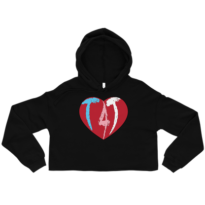 T4T Heart Crop Hoodie