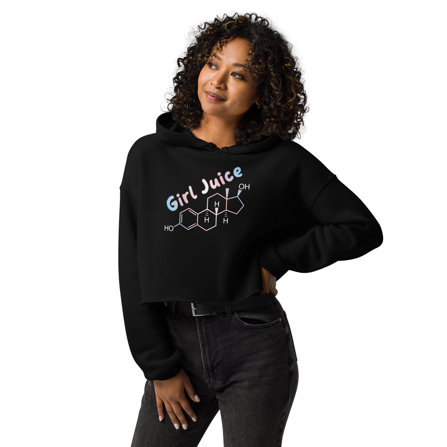 Girl Juice Crop Hoodie