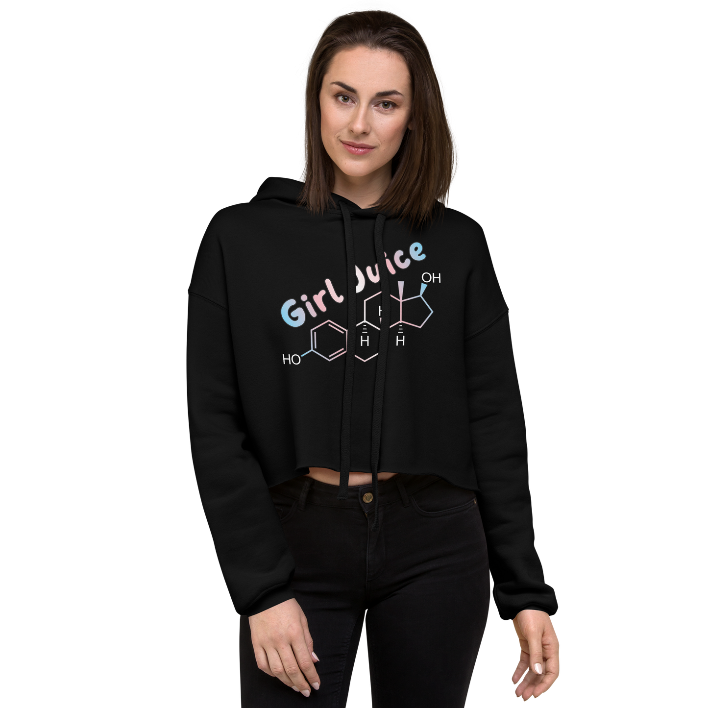 Girl Juice Crop Hoodie