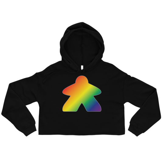 Queerple - Rainbow Pride Crop Hoodie