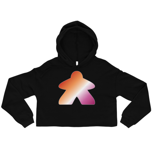 Queerple - Lesbian Pride Crop Hoodie