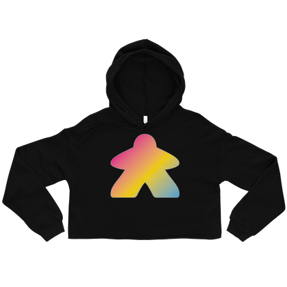 Queerple - Pansexual Pride Crop Hoodie