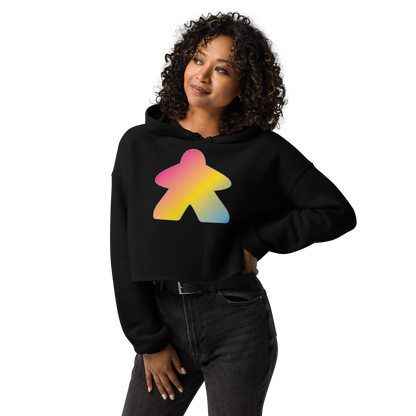 Queerple - Pansexual Pride Crop Hoodie