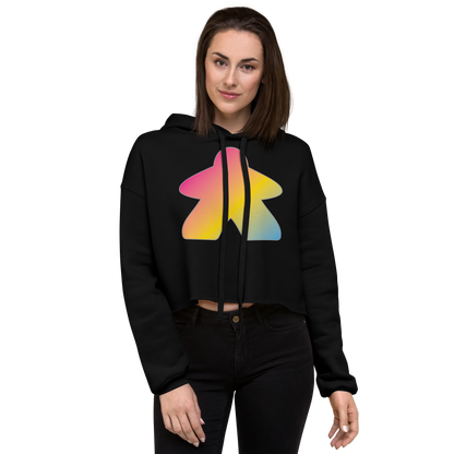 Queerple - Pansexual Pride Crop Hoodie