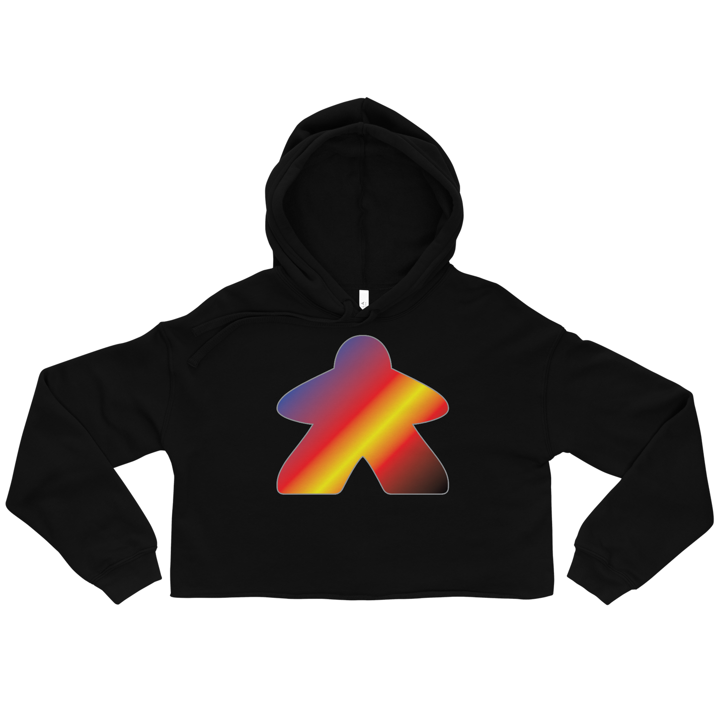 Queerple - Polyamory Pride Crop Hoodie