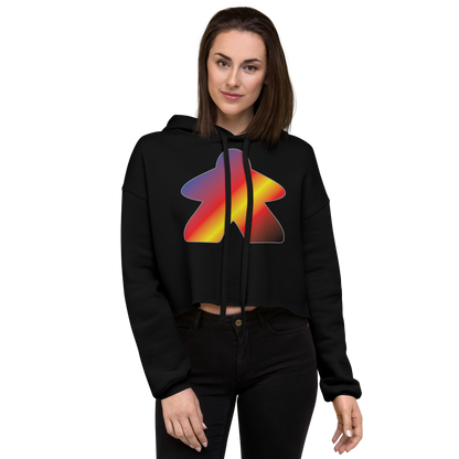 Queerple - Polyamory Pride Crop Hoodie