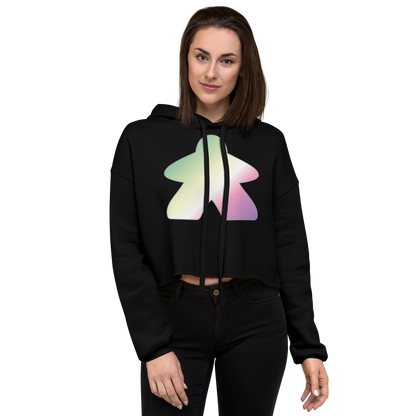 Queerple - Genderfae Pride Crop Hoodie