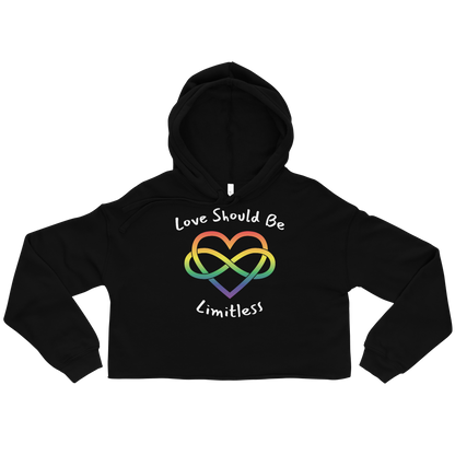 Love Should Be Limitless Crop Hoodie