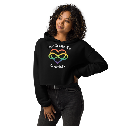 Love Should Be Limitless Crop Hoodie