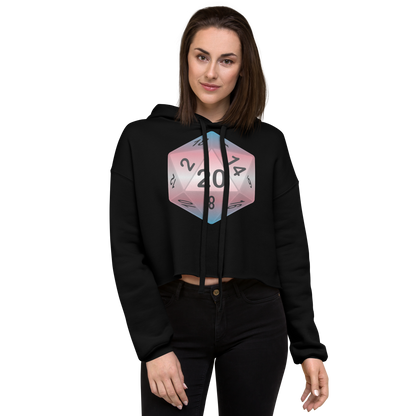 Pride Dice - Transgender Crop Hoodie