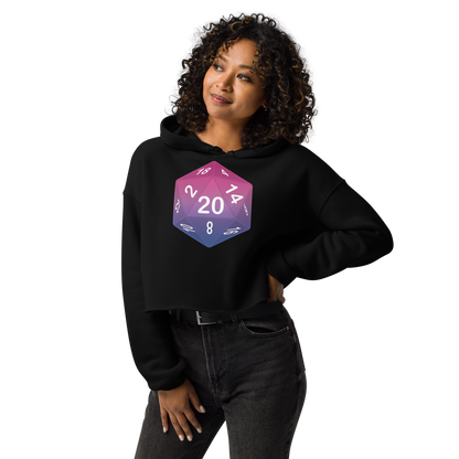 Pride Dice - Bisexual Crop Hoodie