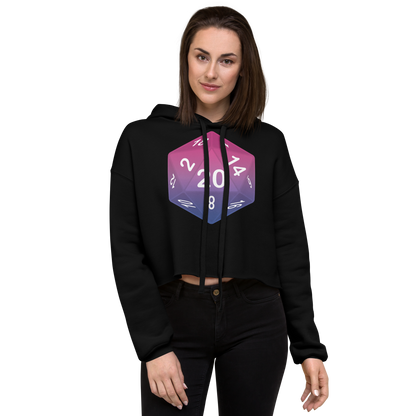 Pride Dice - Bisexual Crop Hoodie