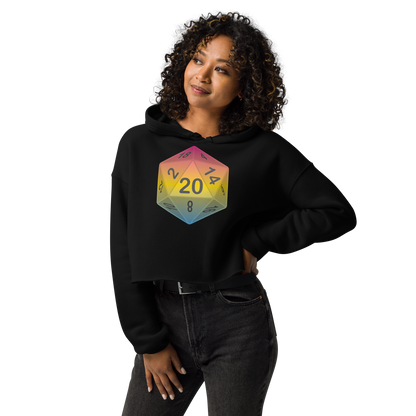 Pride Dice - Pansexual Crop Hoodie