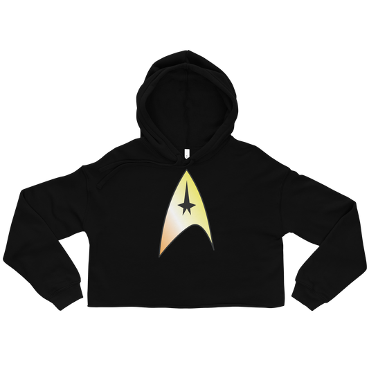 Starfleet Insignia - Maverique Pride Crop Hoodie