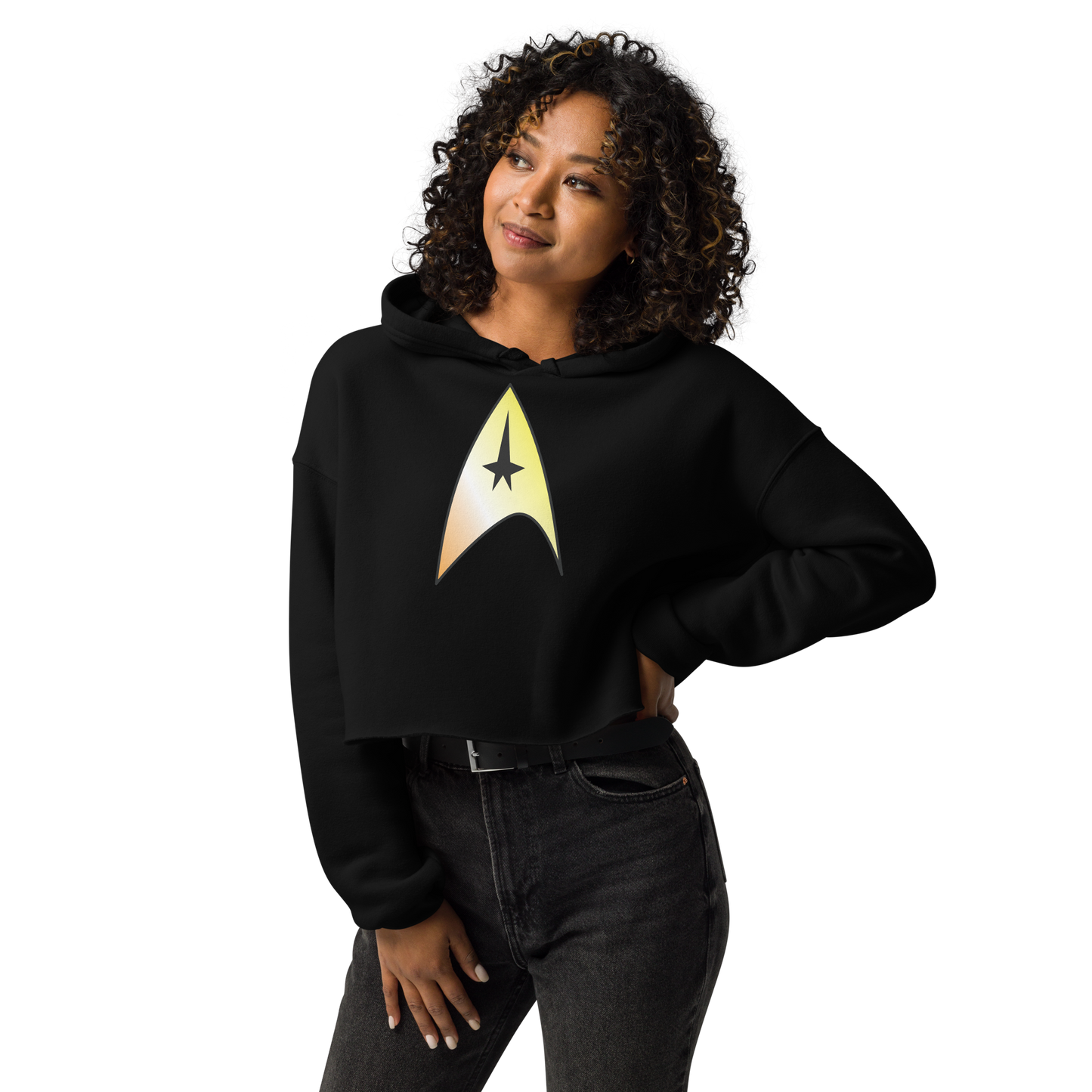 Starfleet Insignia - Maverique Pride Crop Hoodie