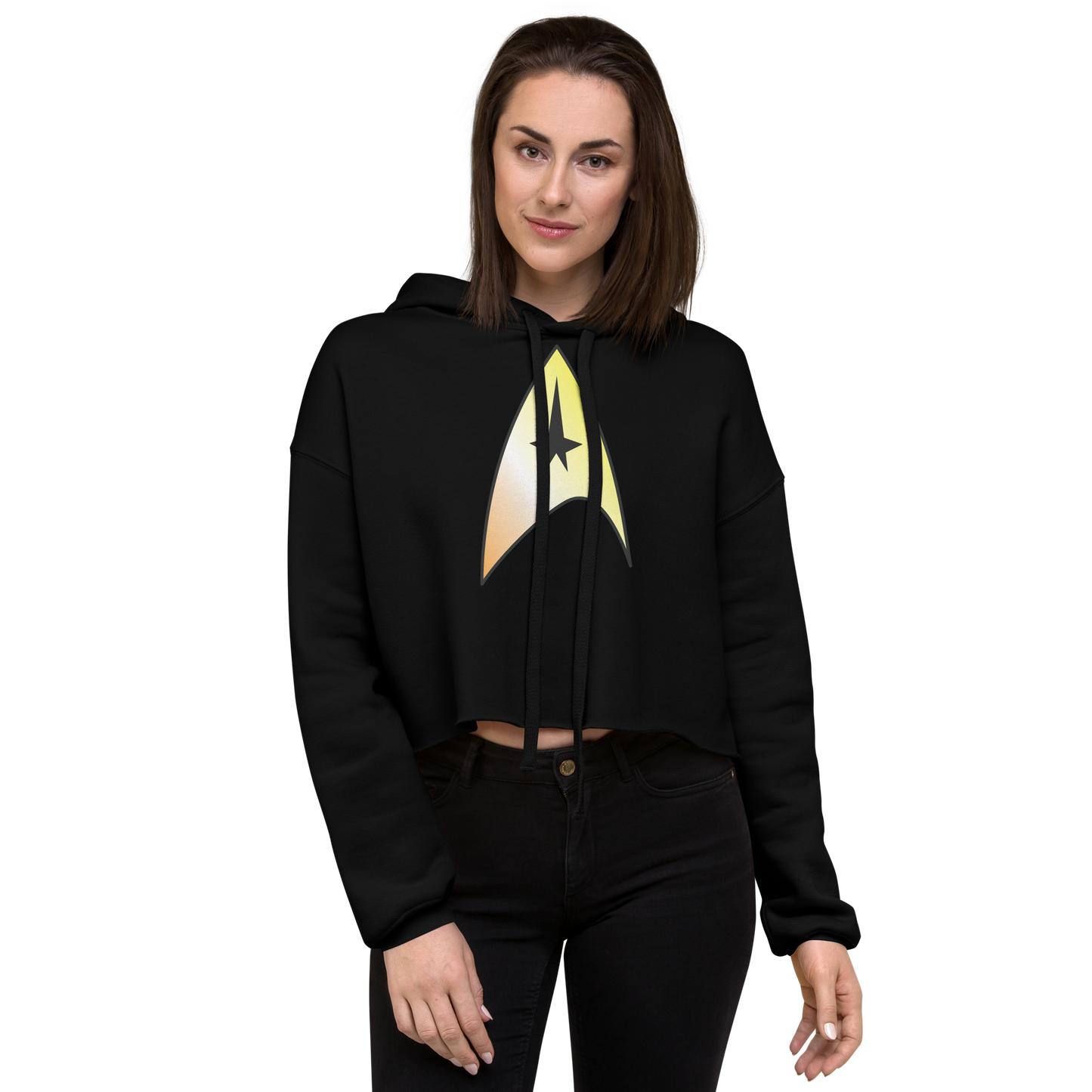 Starfleet Insignia - Maverique Pride Crop Hoodie