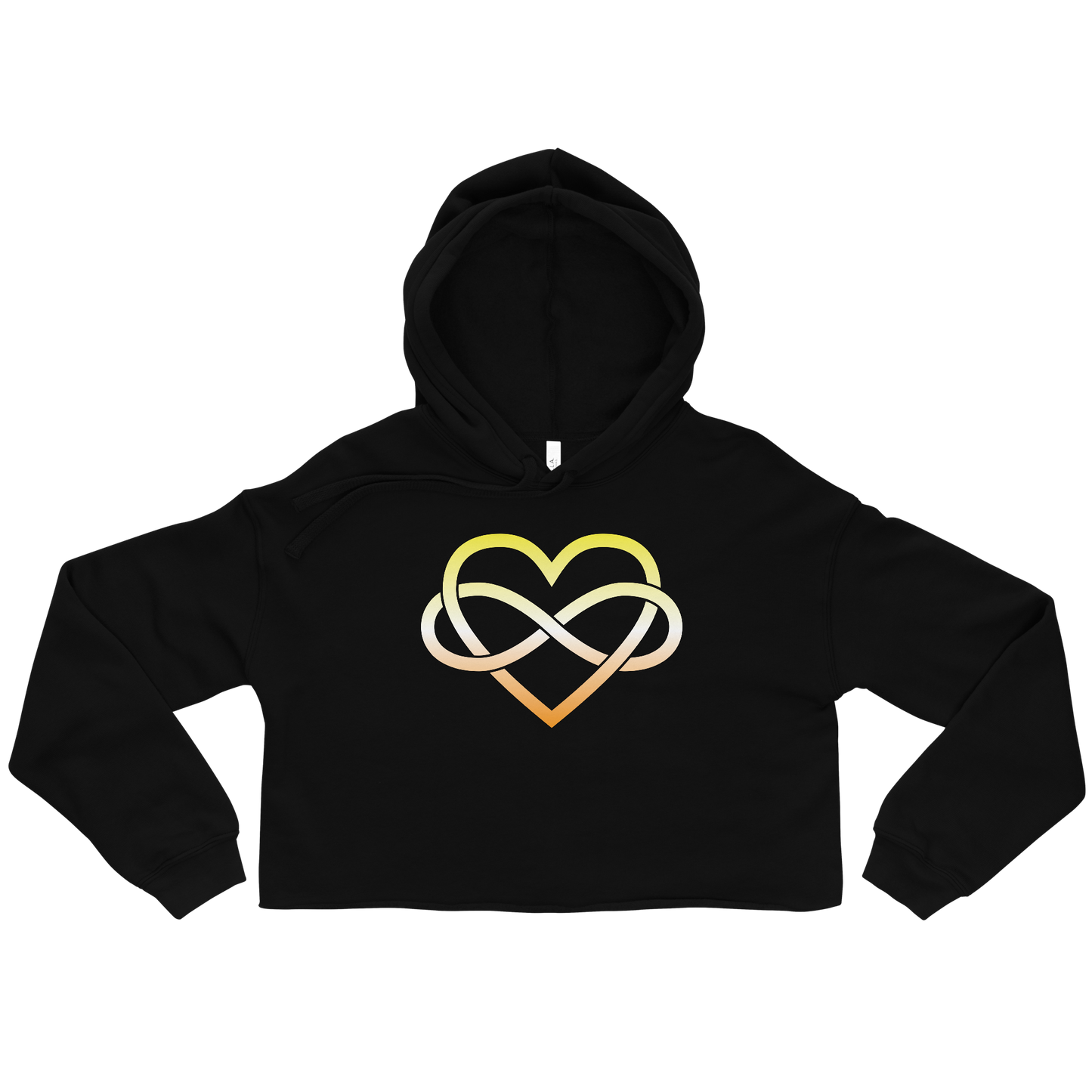 Polyamory Infinity Heart - Maverique Crop Hoodie