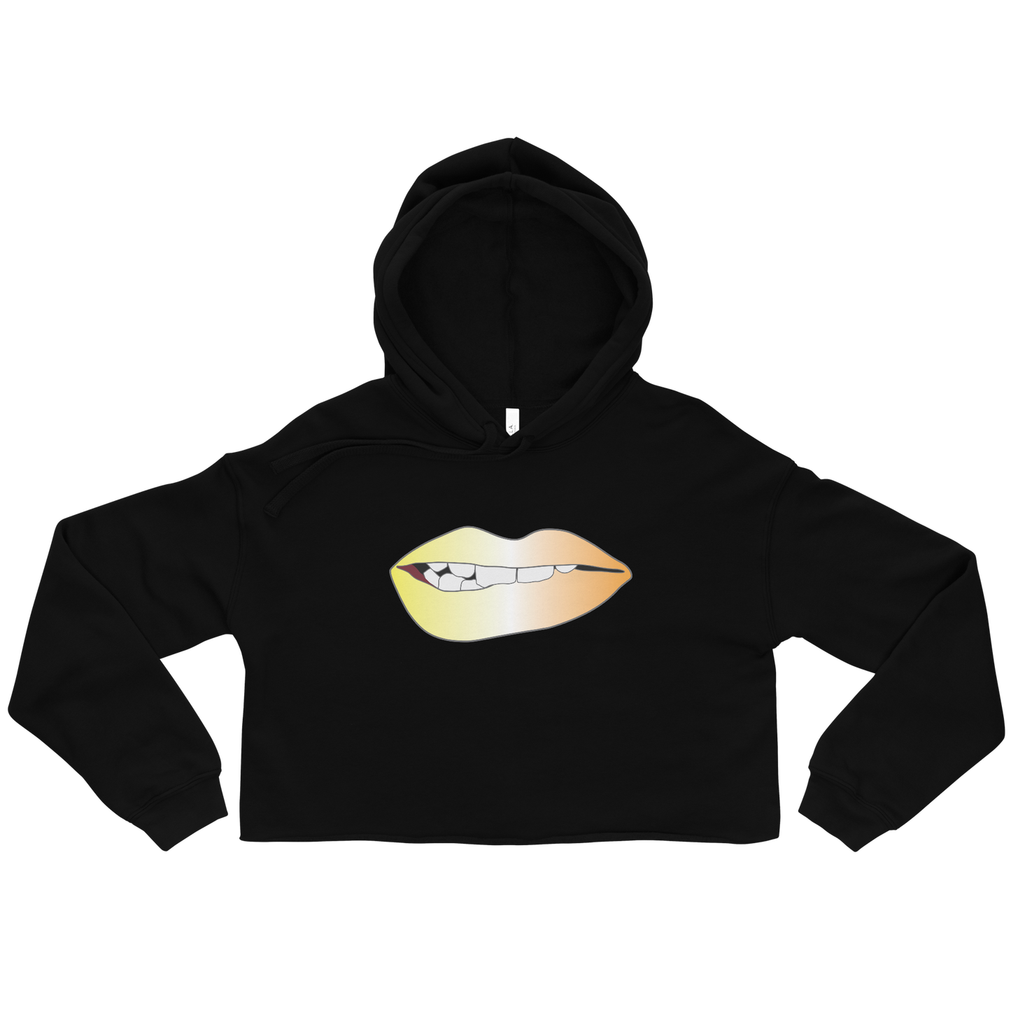 Biting Lips - Maverique Pride - Gradient Crop Hoodie