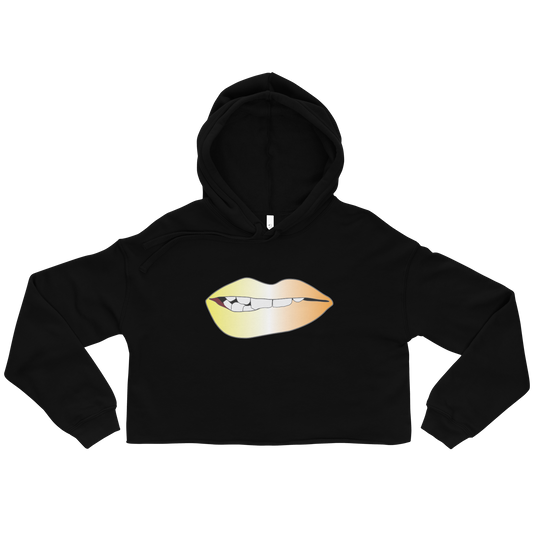 Biting Lips - Maverique Pride - Gradient Crop Hoodie