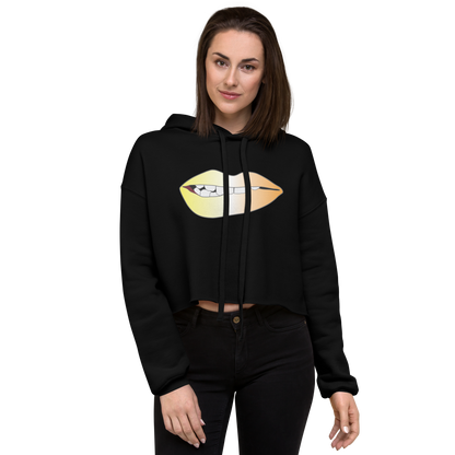 Biting Lips - Maverique Pride - Gradient Crop Hoodie