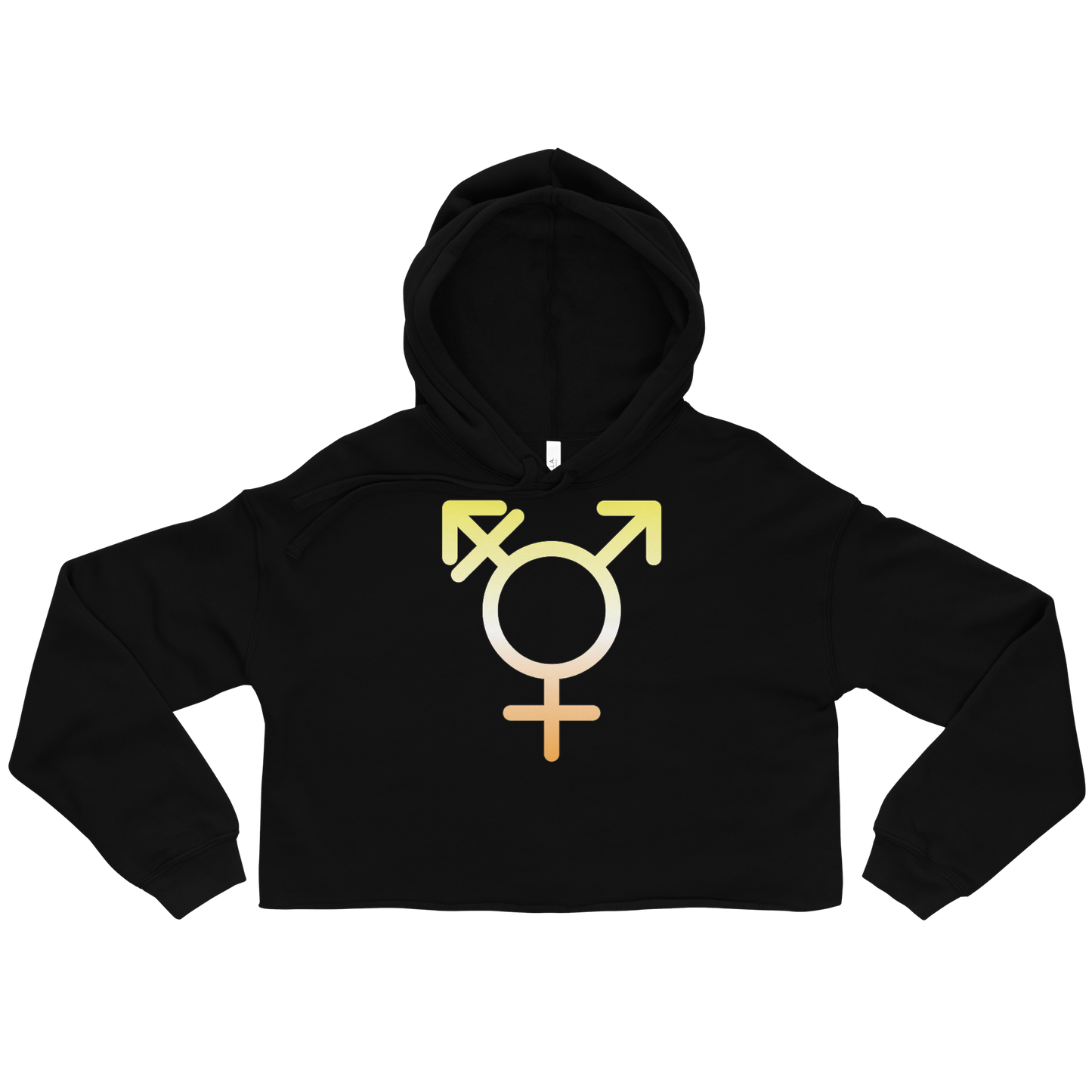 Transgender Symbol - Maverique Pride Crop Hoodie