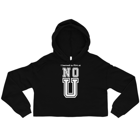 NO U Crop Hoodie