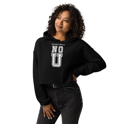 NO U Crop Hoodie