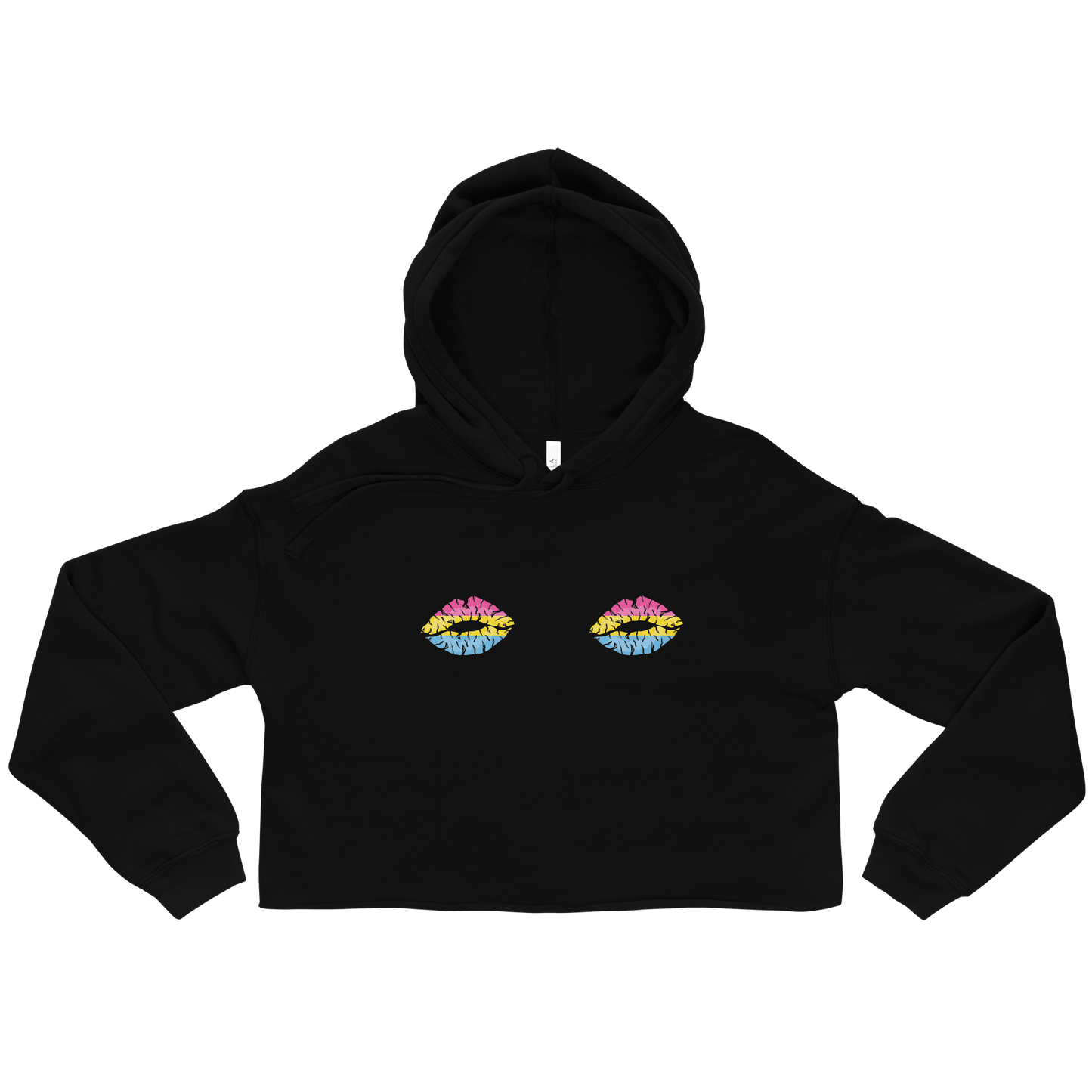 Pan Boob Kisses Crop Hoodie