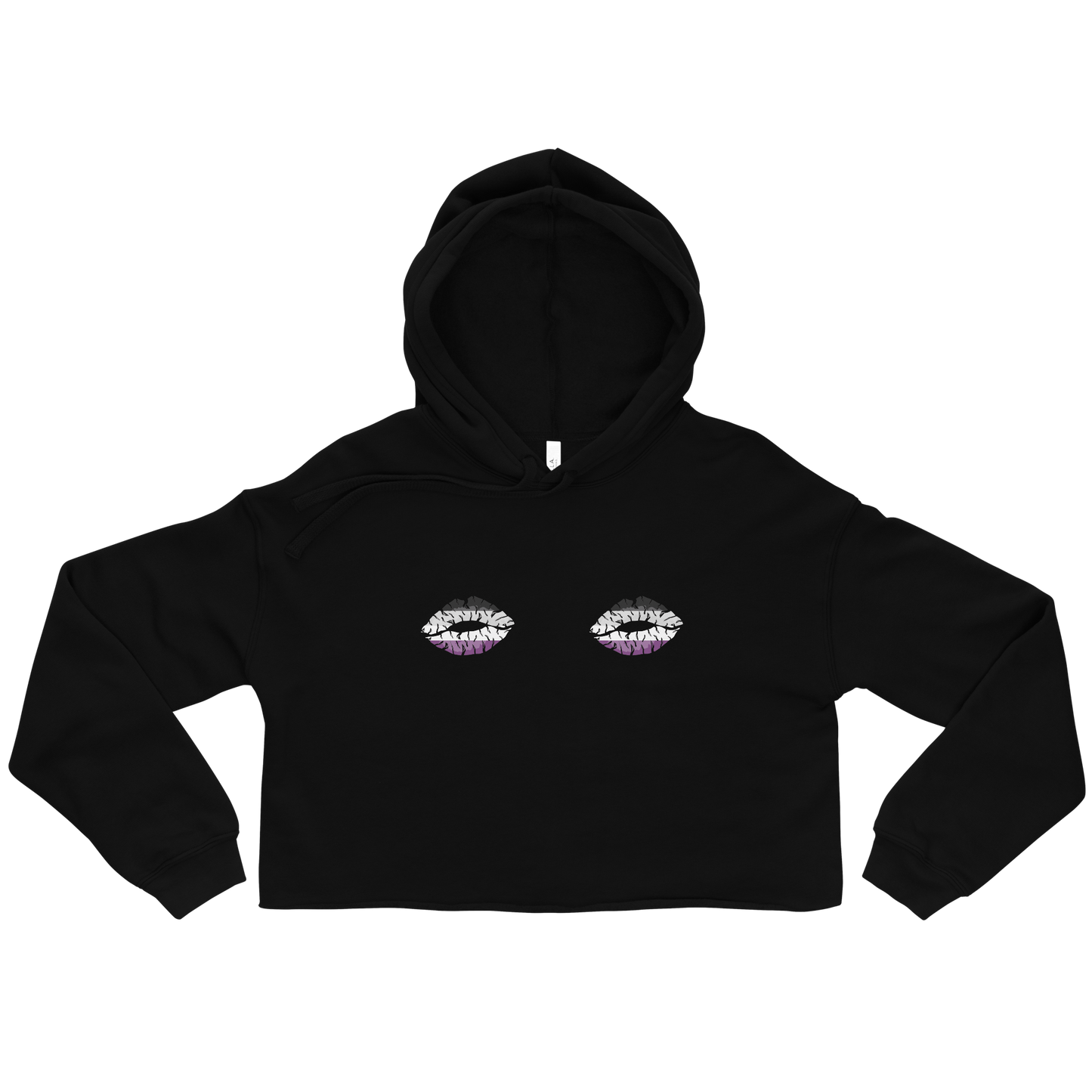 Ace Boob Kisses Crop Hoodie