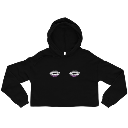 Ace Boob Kisses Crop Hoodie