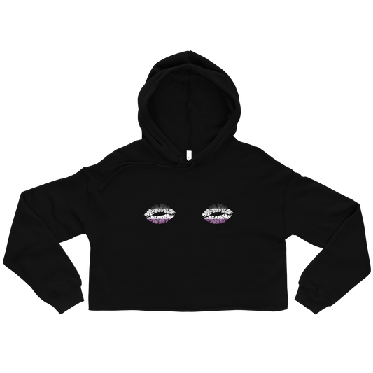 Ace Boob Kisses Crop Hoodie