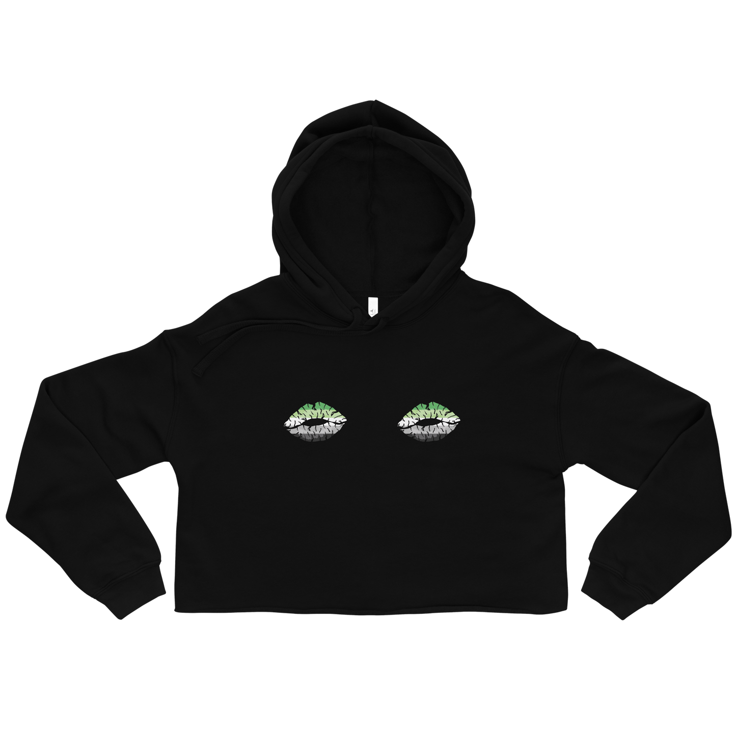 Aro Boob Kisses Crop Hoodie