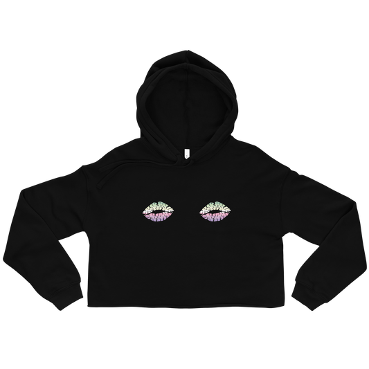 Genderfae Boob Kisses Crop Hoodie