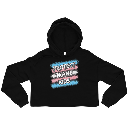 Protect Trans Kids Crop Hoodie