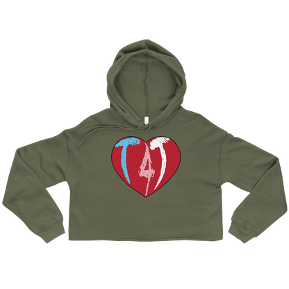 T4T Heart Crop Hoodie