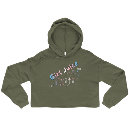 Girl Juice Crop Hoodie