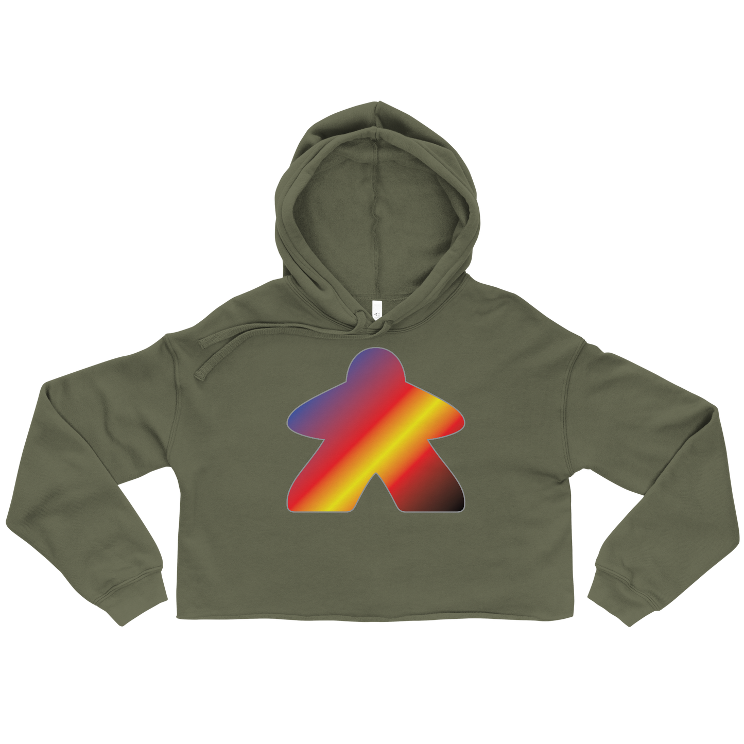 Queerple - Polyamory Pride Crop Hoodie