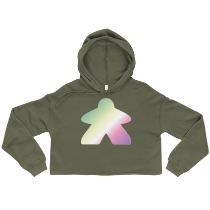 Queerple - Genderfae Pride Crop Hoodie