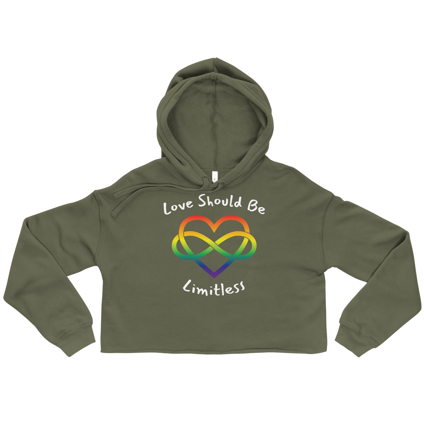 Love Should Be Limitless Crop Hoodie