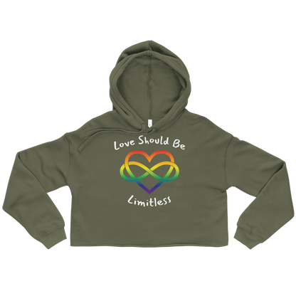 Love Should Be Limitless Crop Hoodie