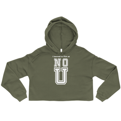 NO U Crop Hoodie