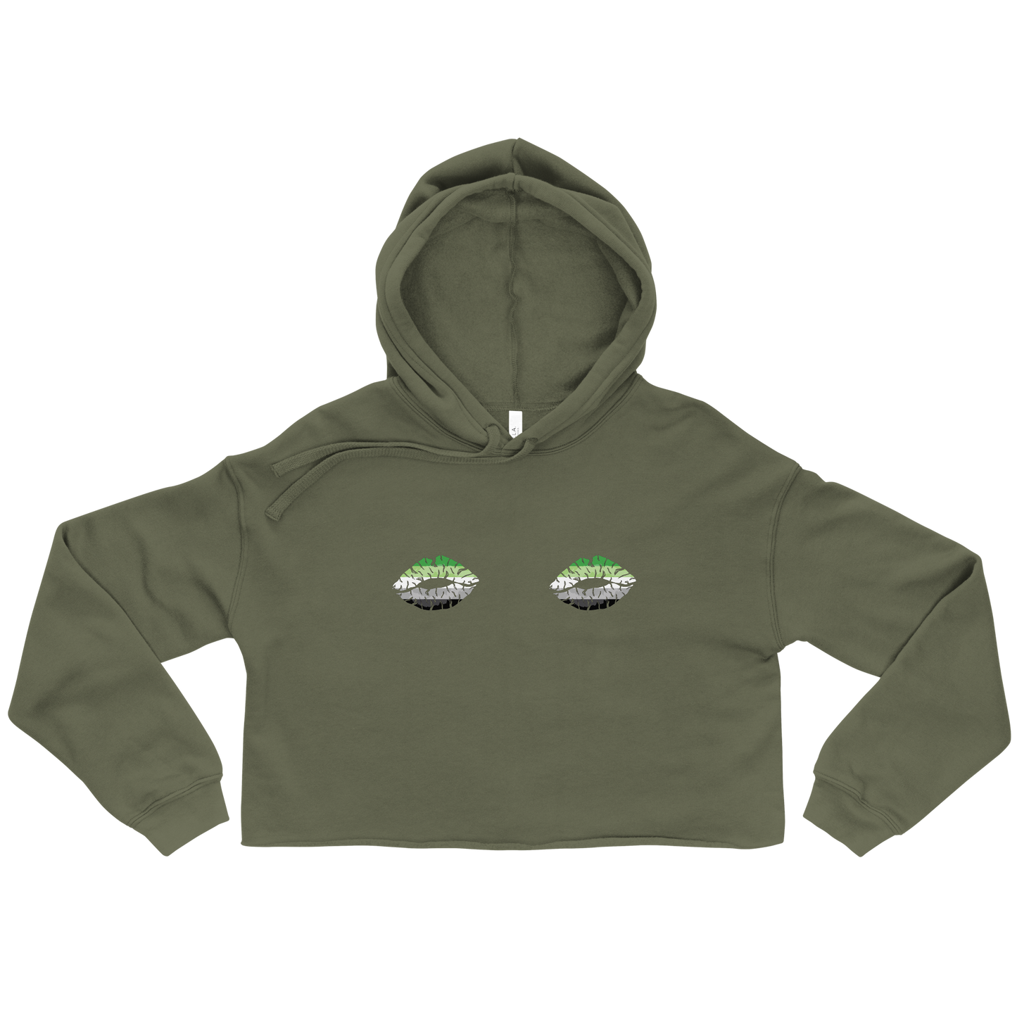 Aro Boob Kisses Crop Hoodie