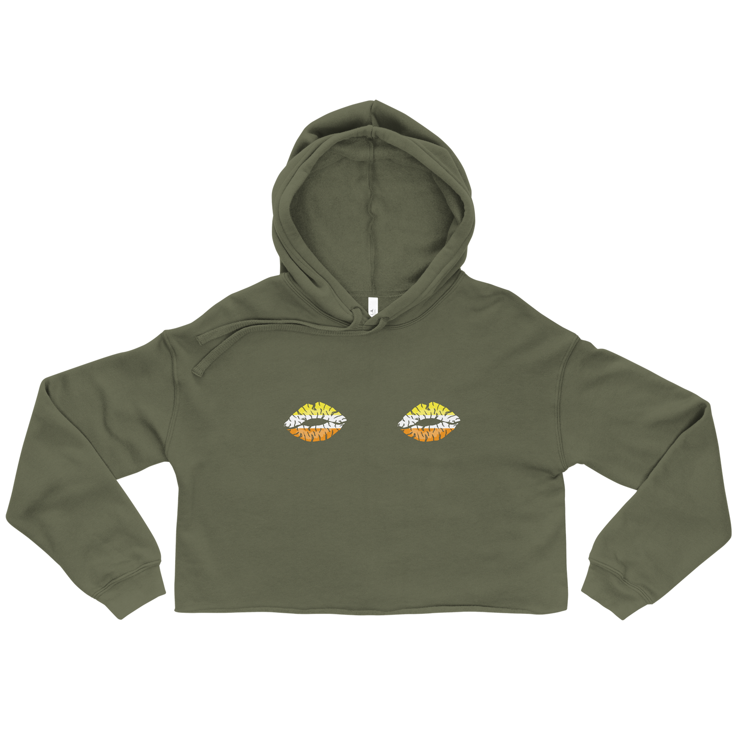 Maverique Boob Kisses Crop Hoodie